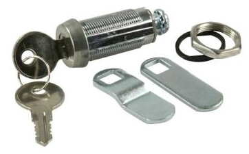 JR 1 3/8&quot; Compartment Door Key Lock, Deluxe 00185