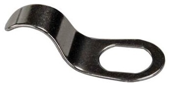 JR Compartment Door Finger Pull, Stainless Steel 00195
