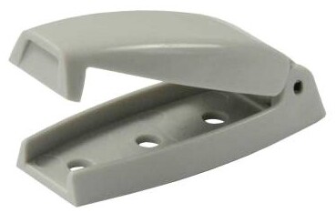 JR Baggage Door Catch, Bullet, Grey 10244