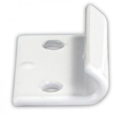 JR Fold Down Camper Catch, White 10855