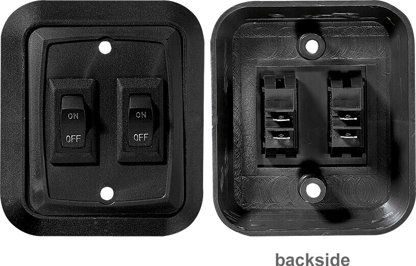 RVD  Wall Plate Switch, Single Raised  S651