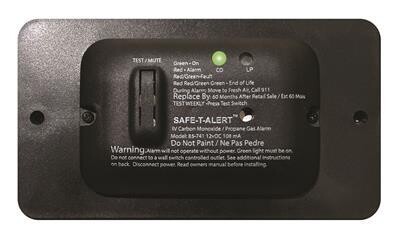 Safe-T Alert LP/Carbon Surface  Alarm=85-741-BL-TR