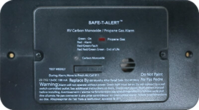 Safe-T Alert Propane/Carbon Alarm =25-742-BL