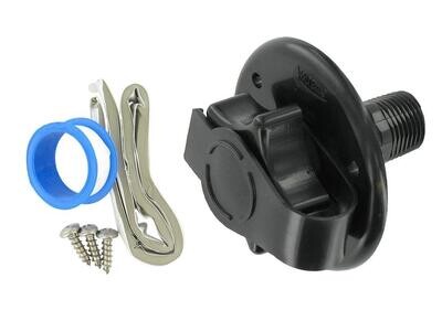 Valterra Water Inlet Plastic 2-3/4&quot; Flange, MPT=A01-0168BKVP