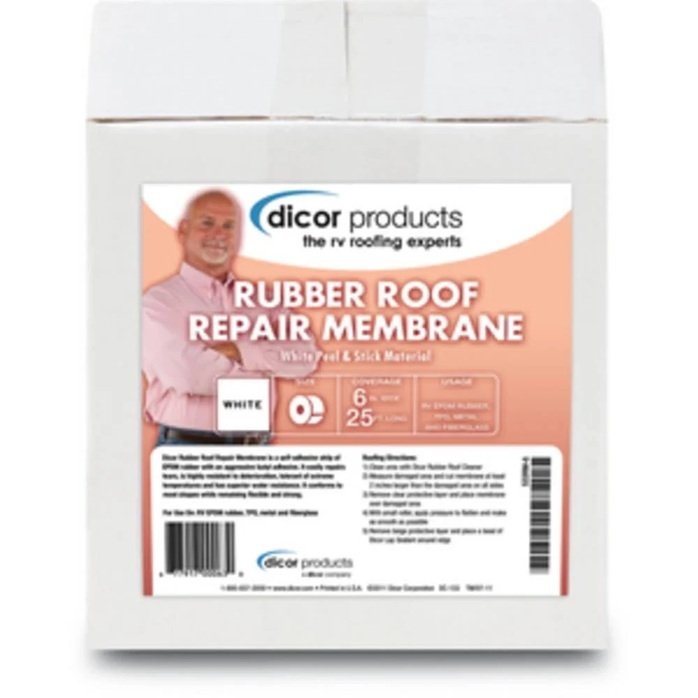 Dicor Rubber Roof Repair Membrane 533RM 6&quot;x25&#39;