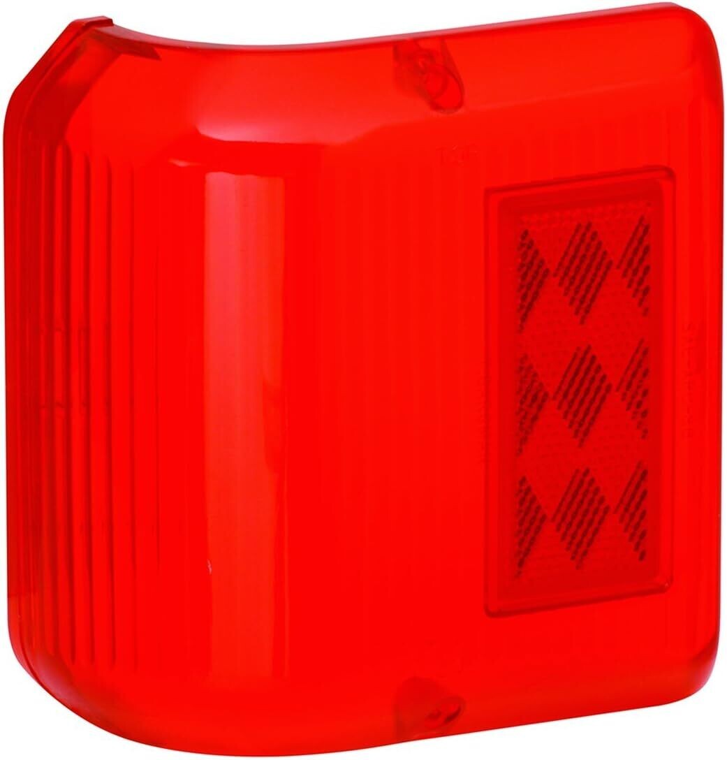 Bargman Wrap Around Tail Light Lens Red 34-86-711
