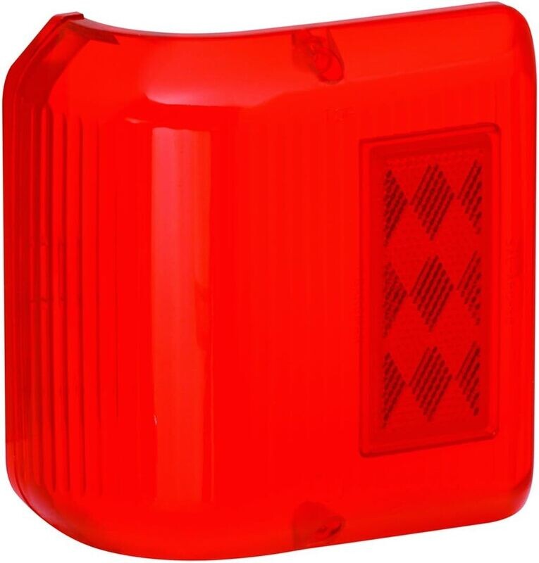 Bargman Wrap Around Tail Light Lens Red 34-86-711