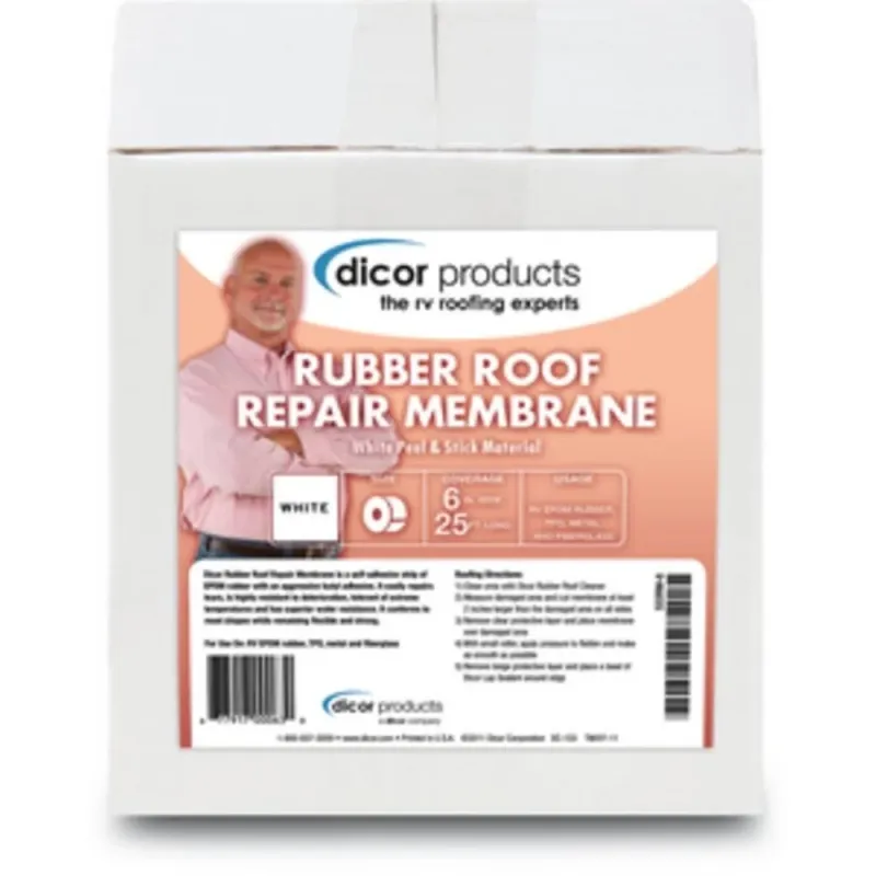 DCR Rubber Roof Repair Membrane=533RM 6"x25'