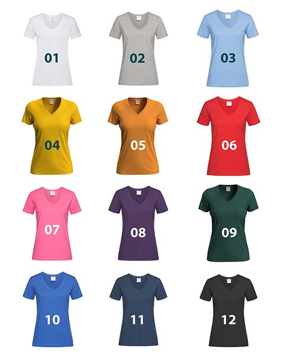 T-Shirt Damen V-Neck HCA