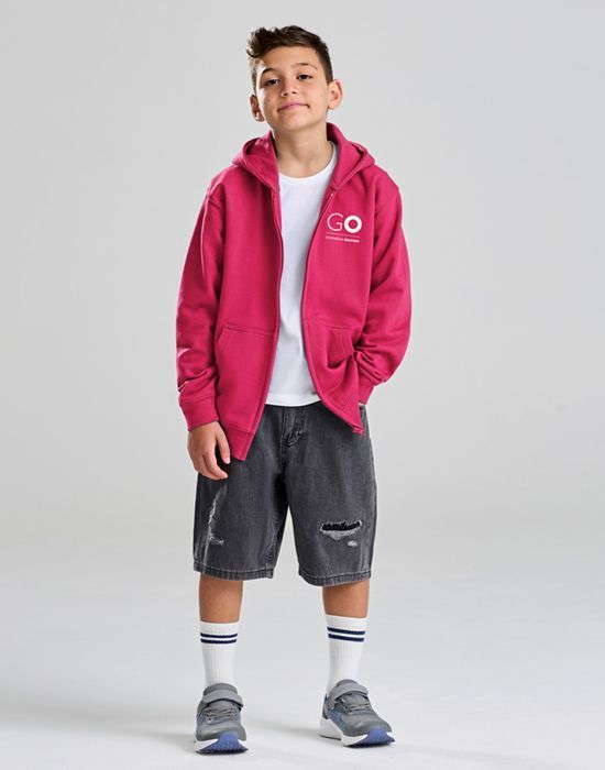 Hooded Full-Zip Sweater/ Kids/ Erwachsene - GO Hooded Full-Zip Sweater/ Kids/ Erwachsene - GO