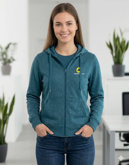 ZIP-Hoodie Damen - Commerzbank