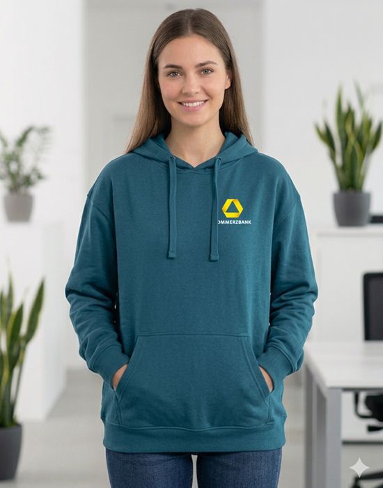Hoodie unisex - Commerzbank