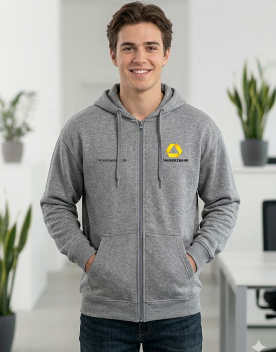 ZIP-Hoodie Herren - Commerzbank