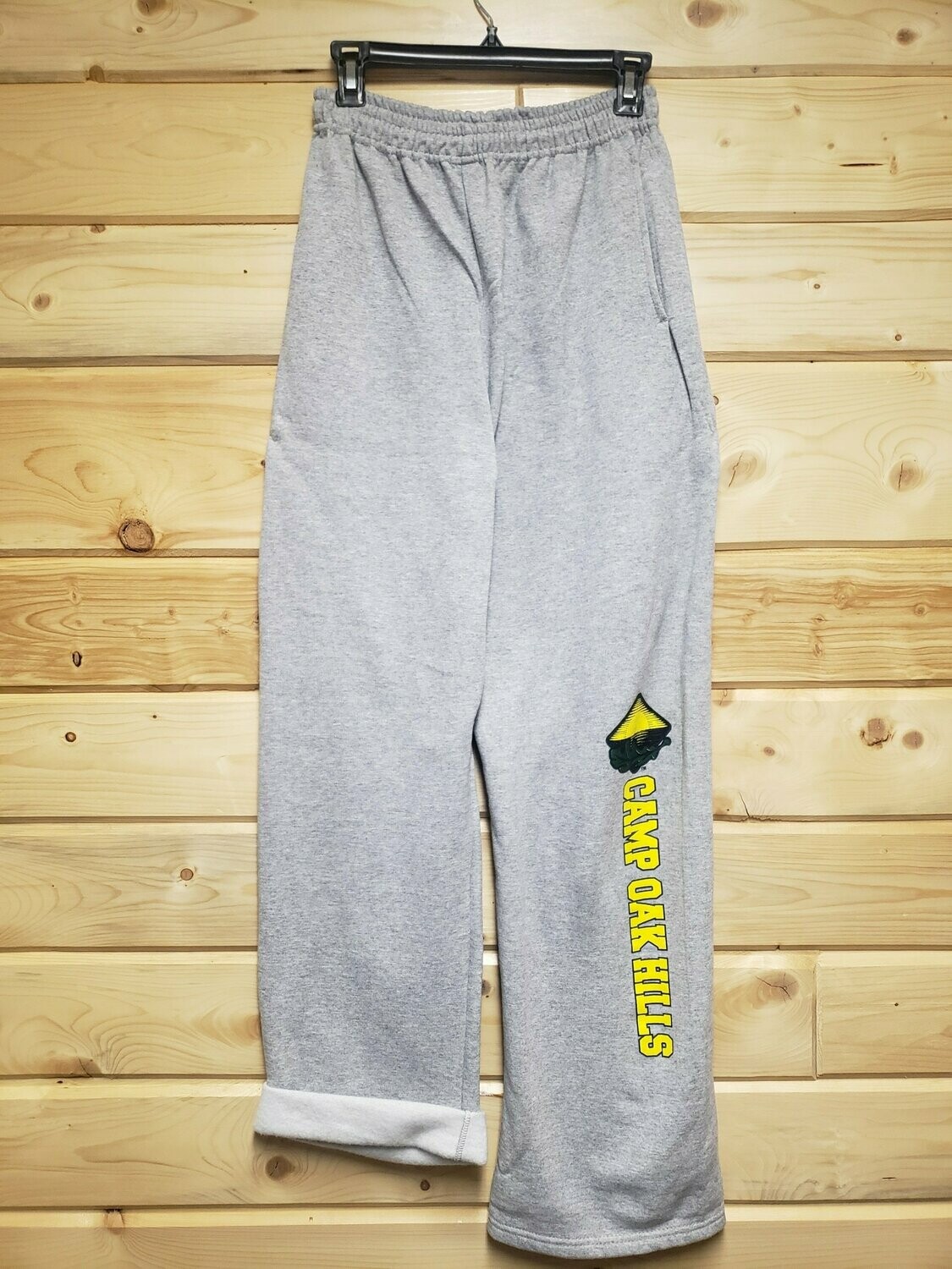 sweatpants with print on front