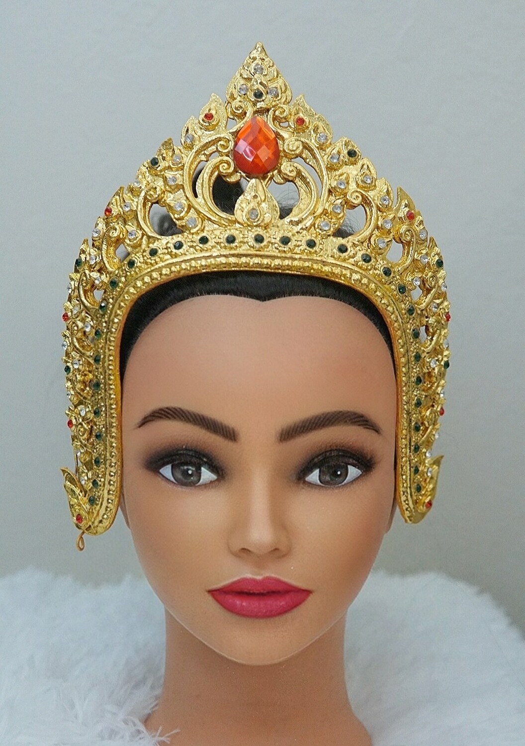 Gold crown front piece