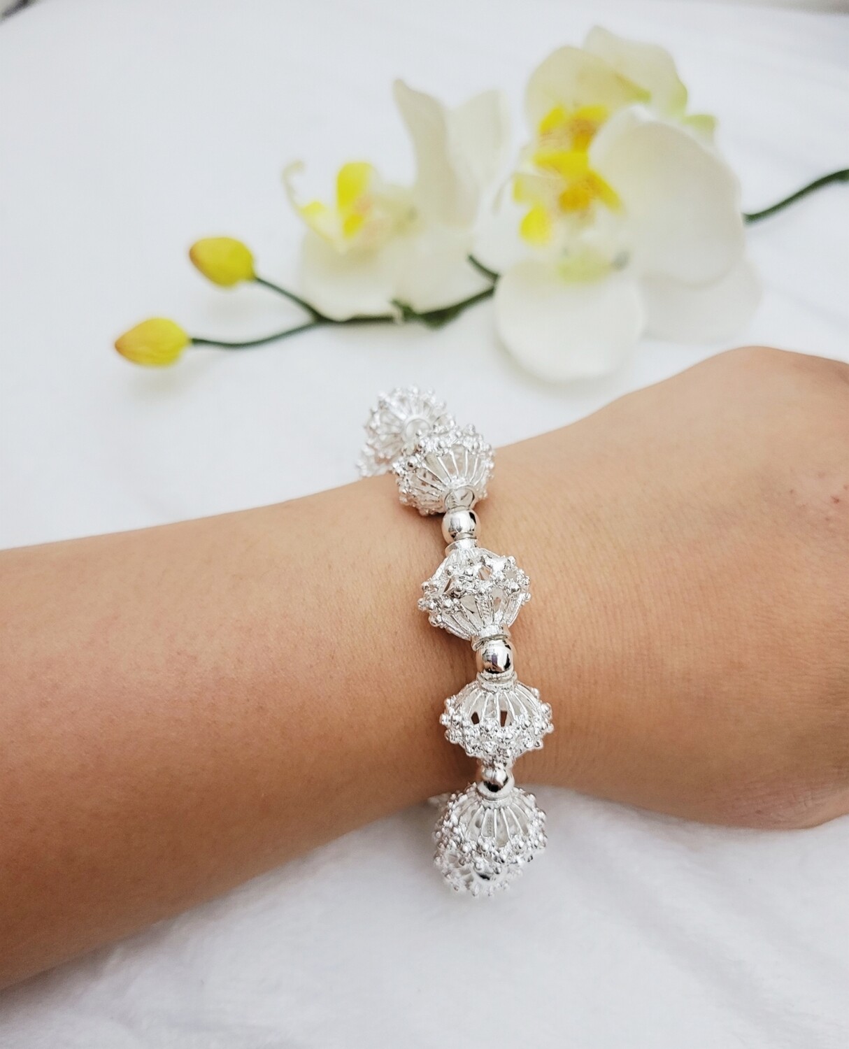 Silver Mae Karakade bracelet 