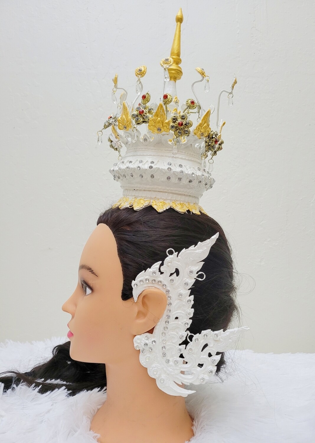 White Thai ear cuffs