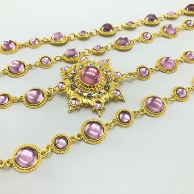 Thai Crossbody Chain Pink