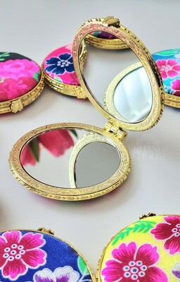 Round Hmong Compact Mirror