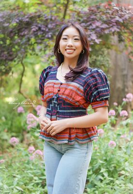 Puffy Shoulder Peplum Top