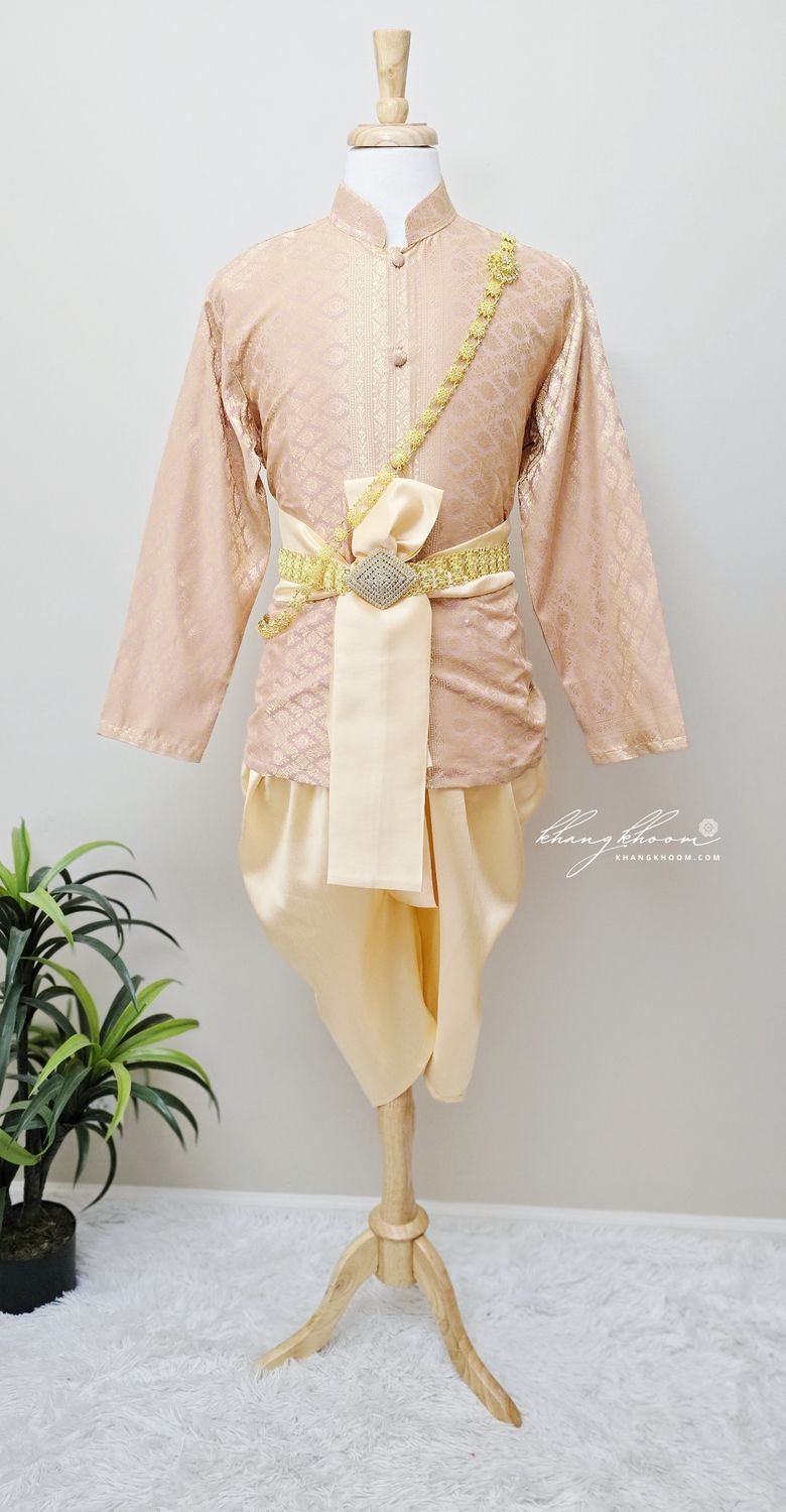 Pink &amp; Gold Men Thai Set
