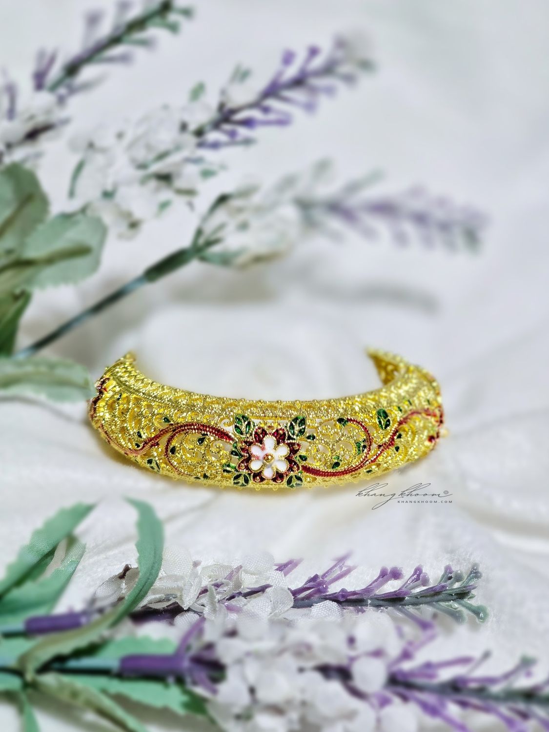 Red &amp; Gold Bangle