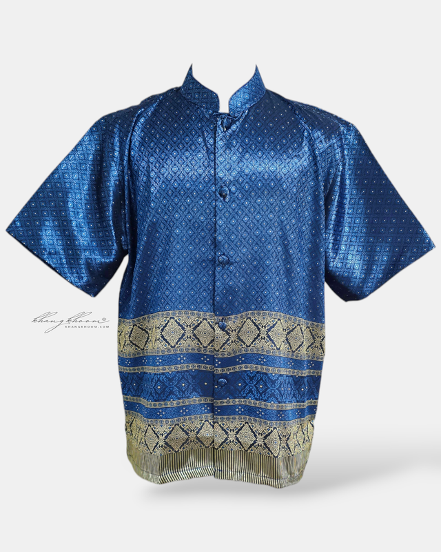Thai/Lao Button Down Dress Shirt