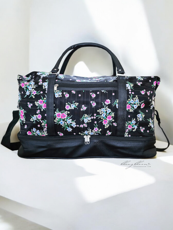 Travel Duffle Bag, Color: Black