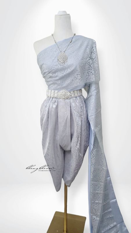 Silver Thai Pants Set