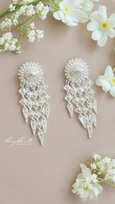 Silver Plated Pikun Earring