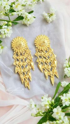 Gold Plated Pikun Earring