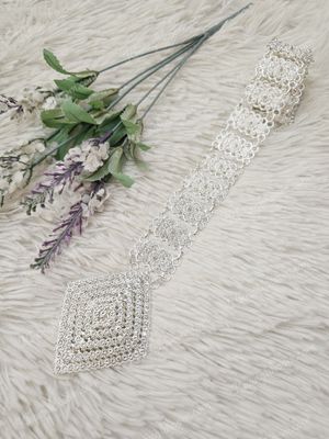 Silver Diamond Belt