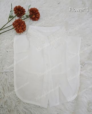 White Collar Bib