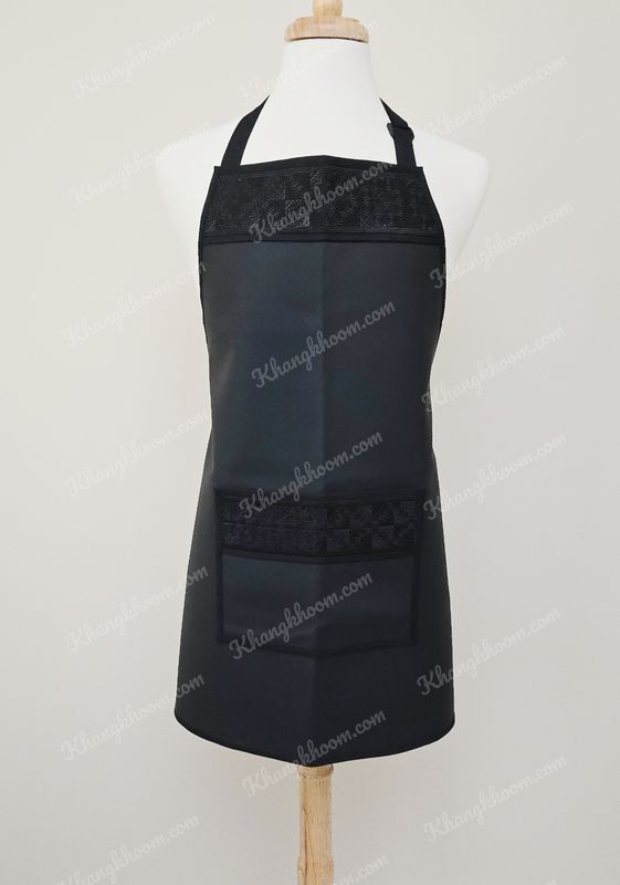 Hmong Apron- All Black Qwj