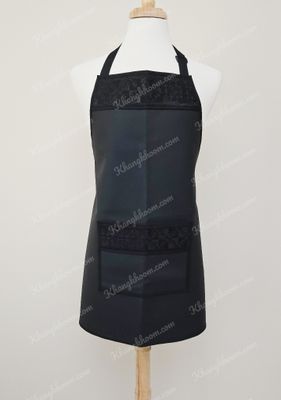 Hmong Apron- All Black Qwj
