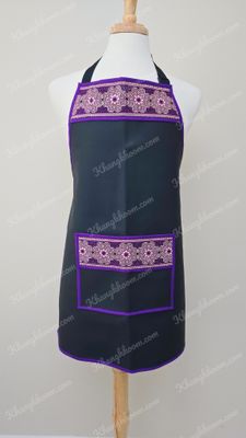 Hmong Apron- Purple Qwj