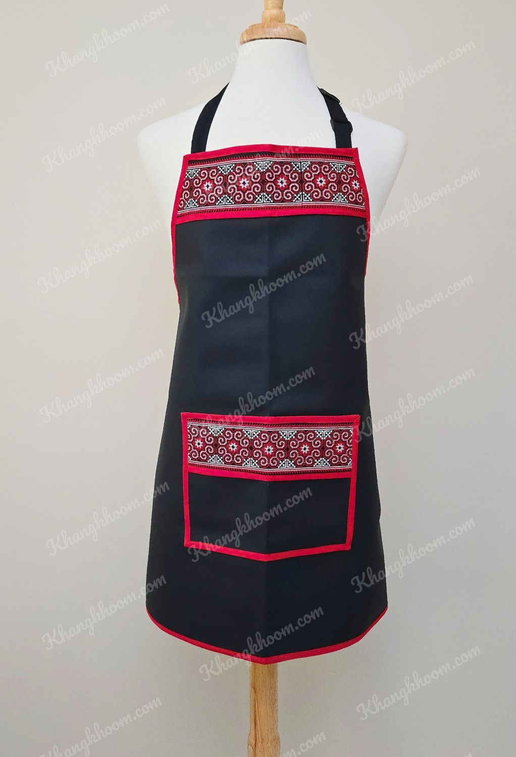 Hmong Apron- Red Qwj