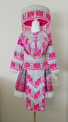 Hmong Chinese Fuchsia Pink