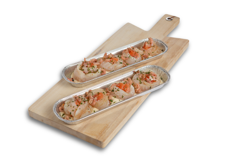 Ovenschotel visrolletjes