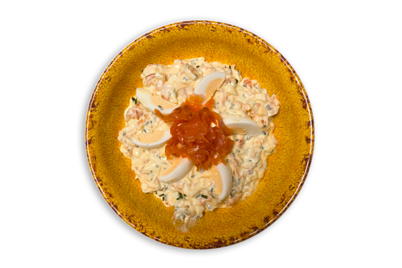 Zalm-ei salade