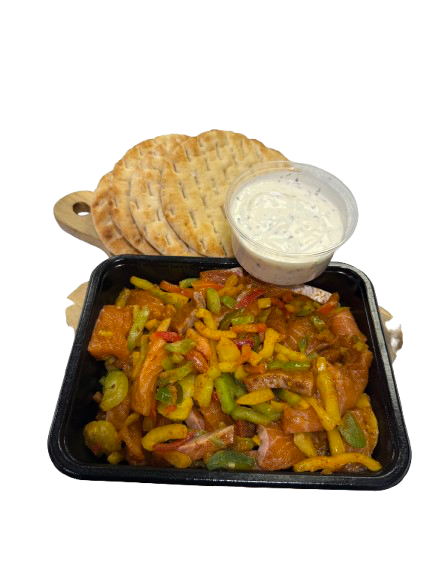 Zalm shoarma pakket