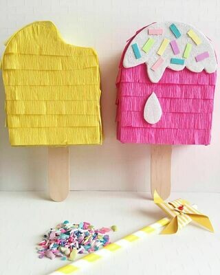 Piñatas de paletas de helados de 50cm