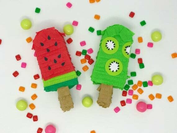 Piñata de paleta frutal