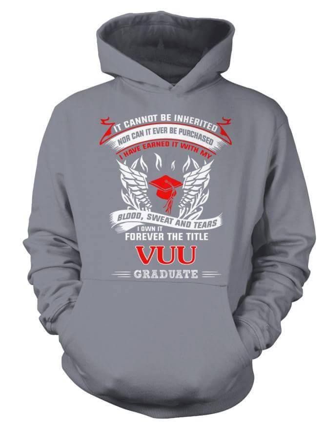 VUU GRADUATE GREY HOODIE