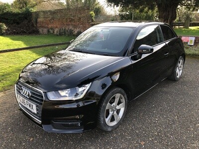 2016 Audi A1 1.0 TFSI 3DR BLACK **FREE TAX MODEL** 😮