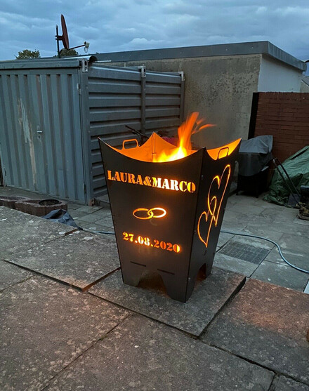 individueller Feuerkorb