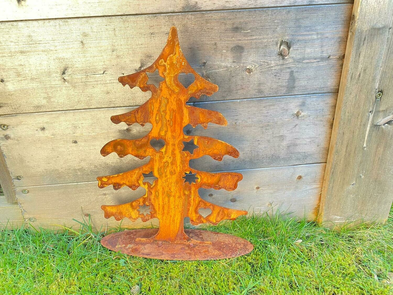 Baum im Edelrost Design