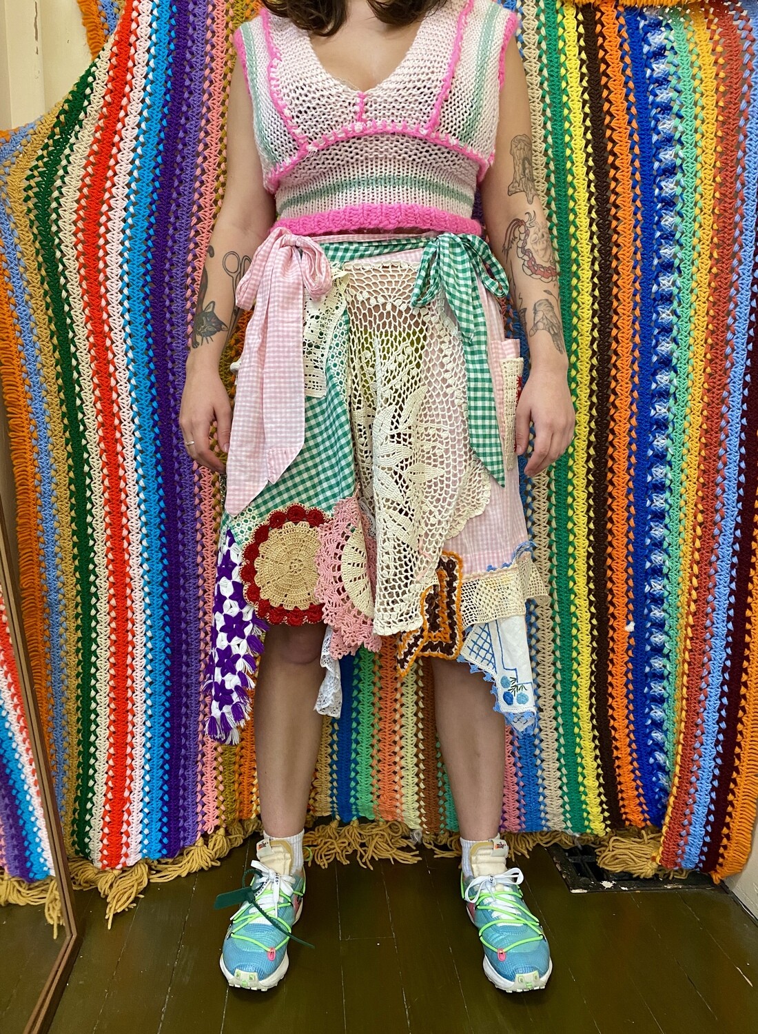 Apron shorts