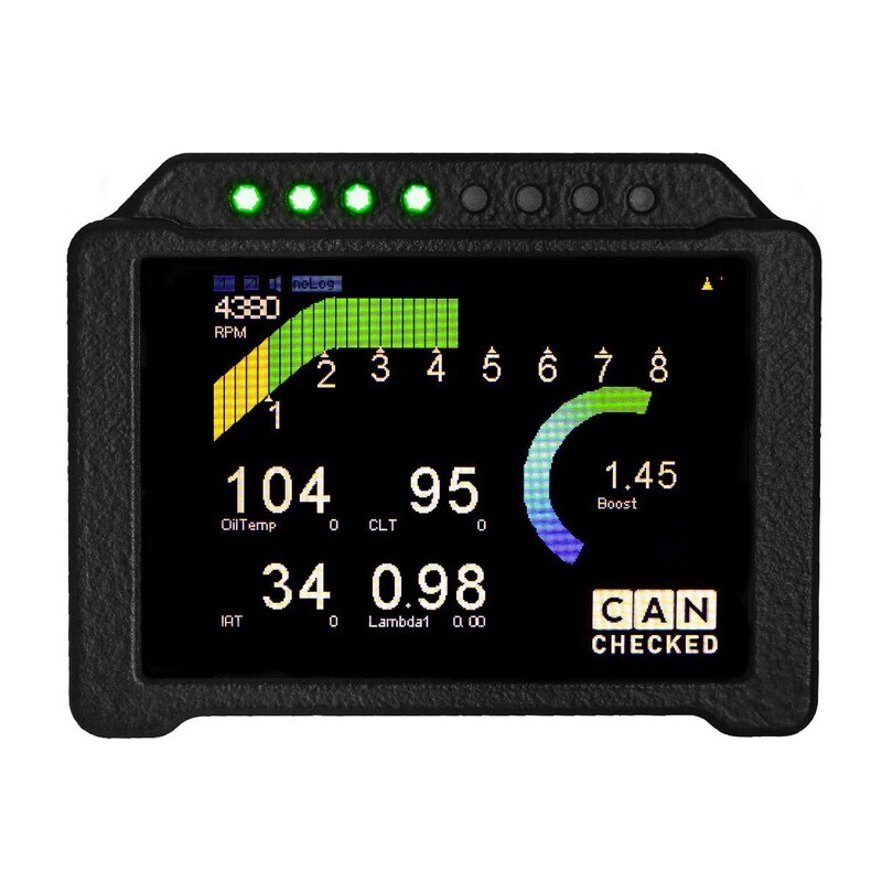 CANchecked MFD32S display plus shiftlight.