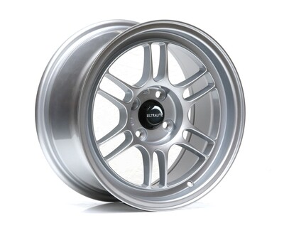 Ultralite F1 Gloss Silver alloy wheels 7.5j 4x100 ET30